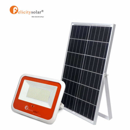 Foco Solar 100W + Panel Solar de 35W