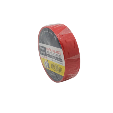 Cinta Aisladora Electrica Roja [10 mts]